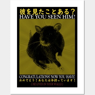 Have You Seen This Rat? Posters and Art